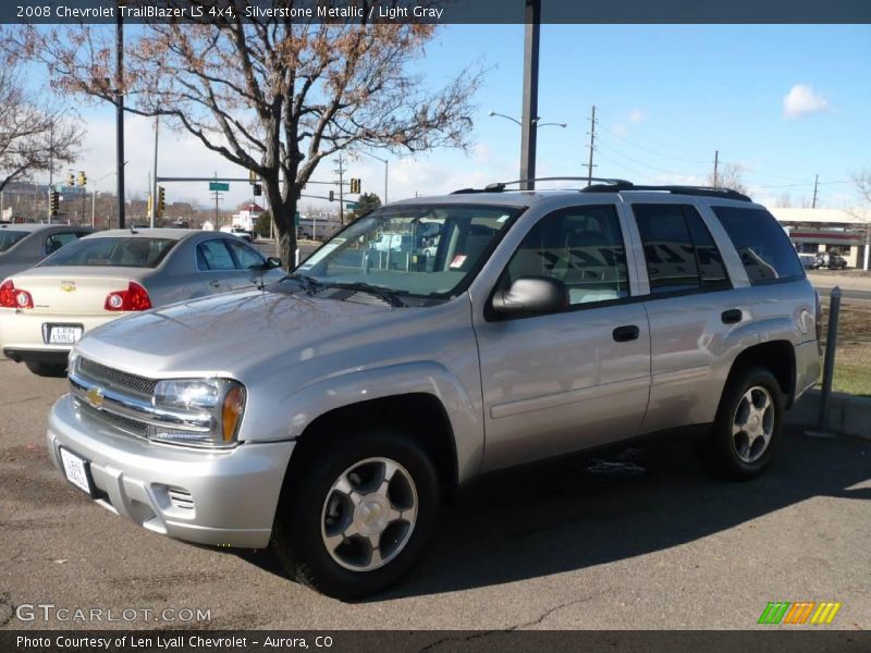 Silverstone Metallic / Light Gray 2008 Chevrolet TrailBlazer LS 4x4