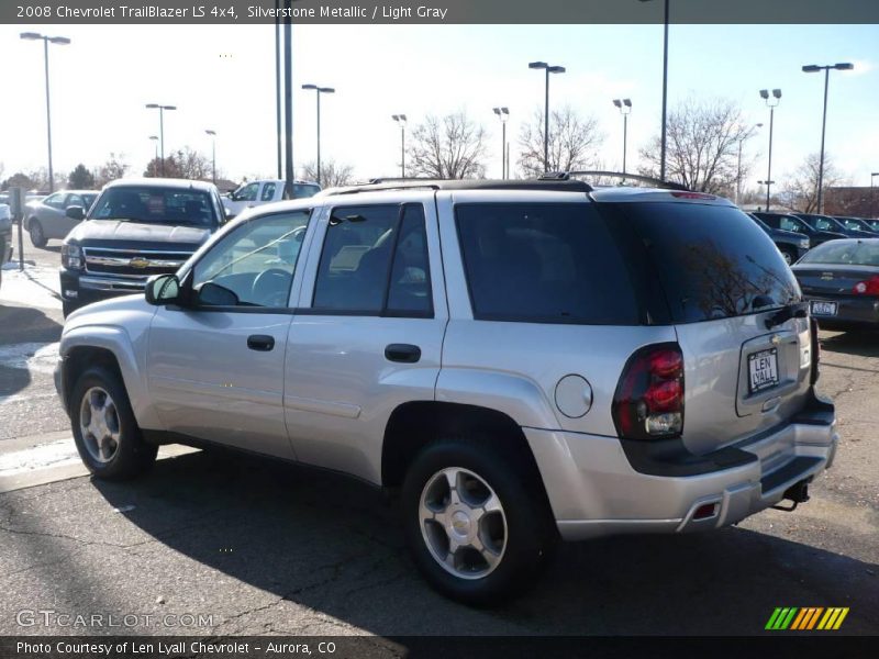 Silverstone Metallic / Light Gray 2008 Chevrolet TrailBlazer LS 4x4