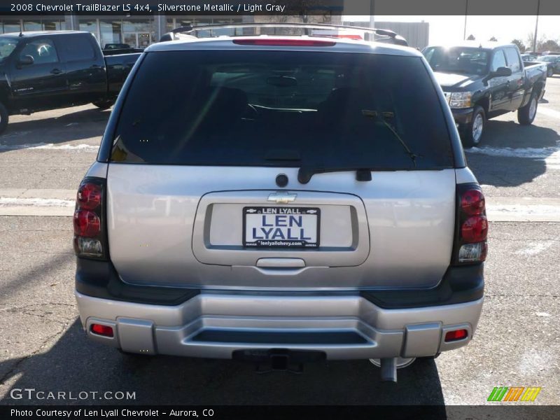 Silverstone Metallic / Light Gray 2008 Chevrolet TrailBlazer LS 4x4