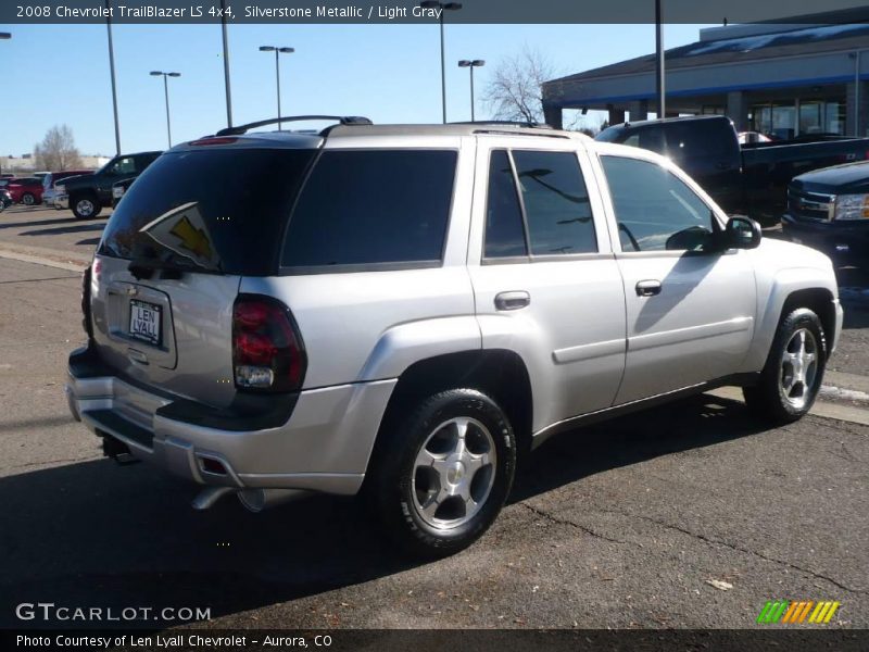 Silverstone Metallic / Light Gray 2008 Chevrolet TrailBlazer LS 4x4
