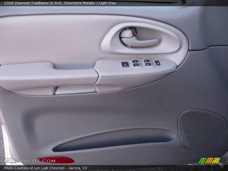 Silverstone Metallic / Light Gray 2008 Chevrolet TrailBlazer LS 4x4