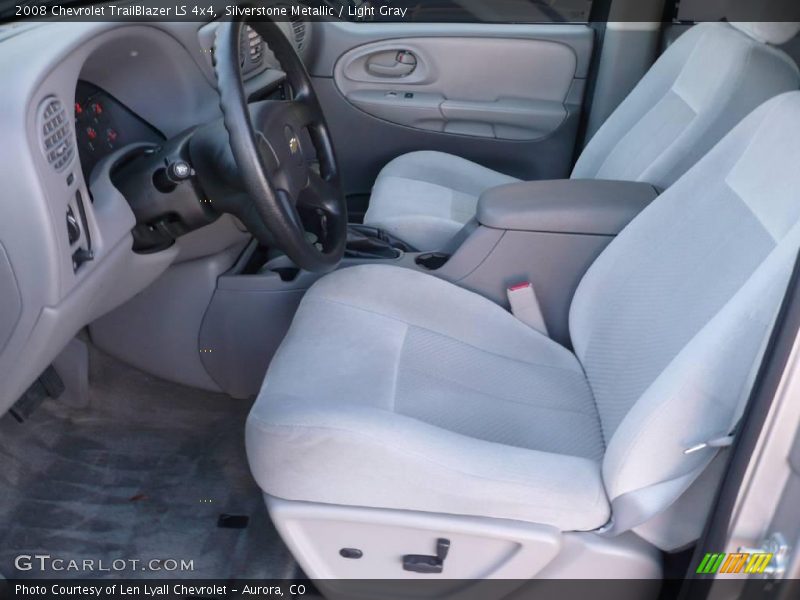 Silverstone Metallic / Light Gray 2008 Chevrolet TrailBlazer LS 4x4
