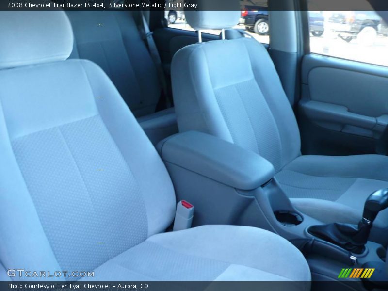 Silverstone Metallic / Light Gray 2008 Chevrolet TrailBlazer LS 4x4