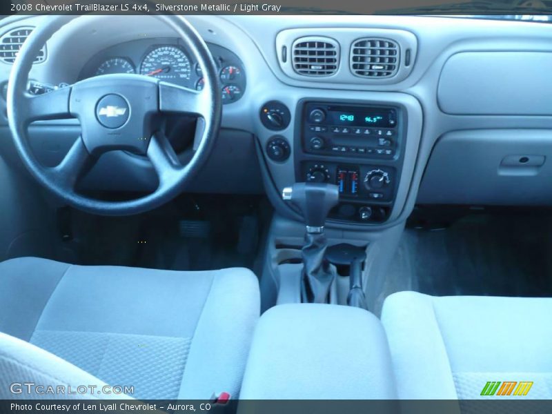 Silverstone Metallic / Light Gray 2008 Chevrolet TrailBlazer LS 4x4