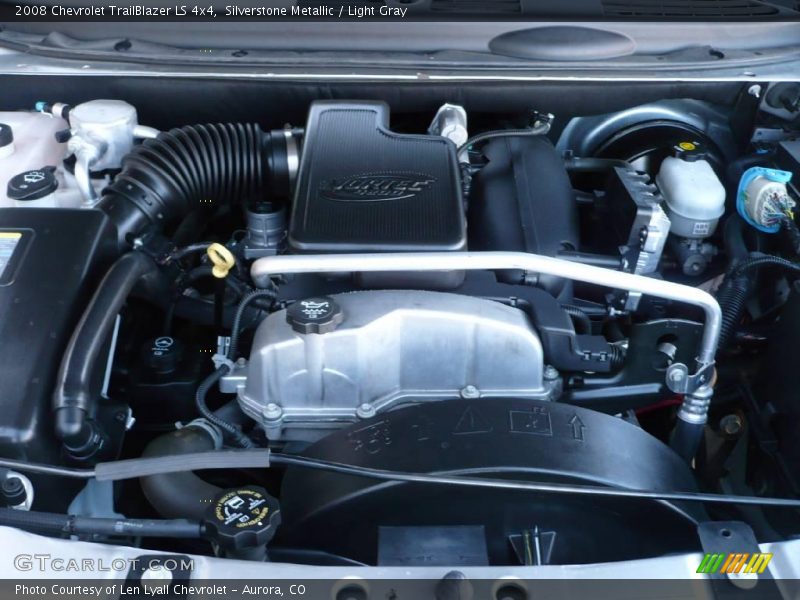Silverstone Metallic / Light Gray 2008 Chevrolet TrailBlazer LS 4x4