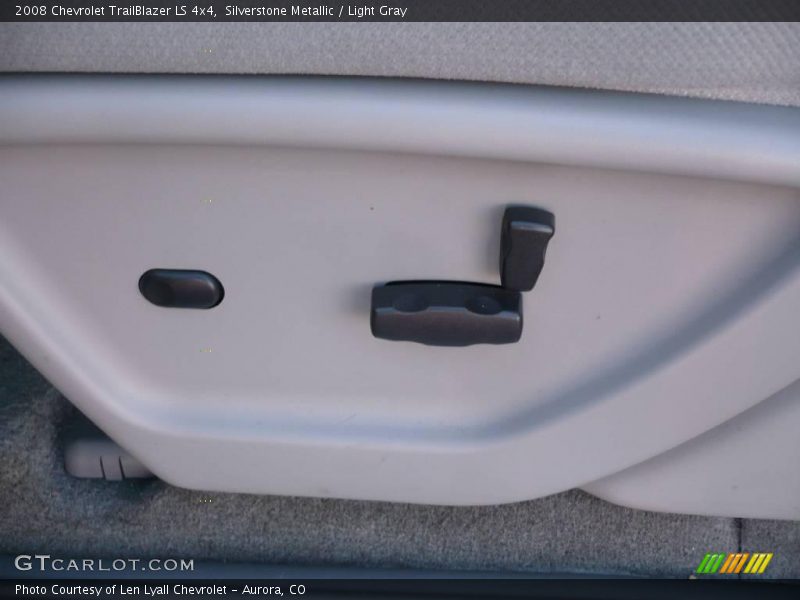Silverstone Metallic / Light Gray 2008 Chevrolet TrailBlazer LS 4x4