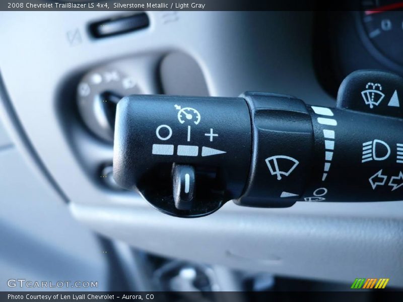 Silverstone Metallic / Light Gray 2008 Chevrolet TrailBlazer LS 4x4