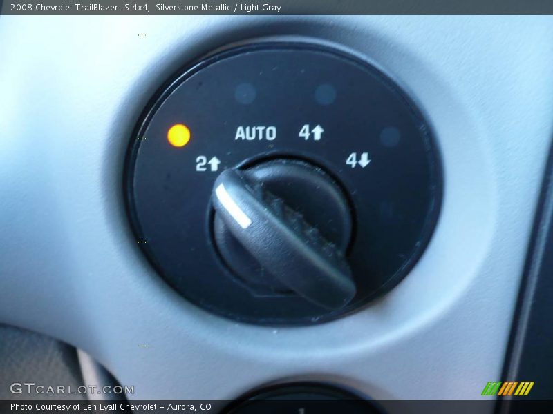Silverstone Metallic / Light Gray 2008 Chevrolet TrailBlazer LS 4x4