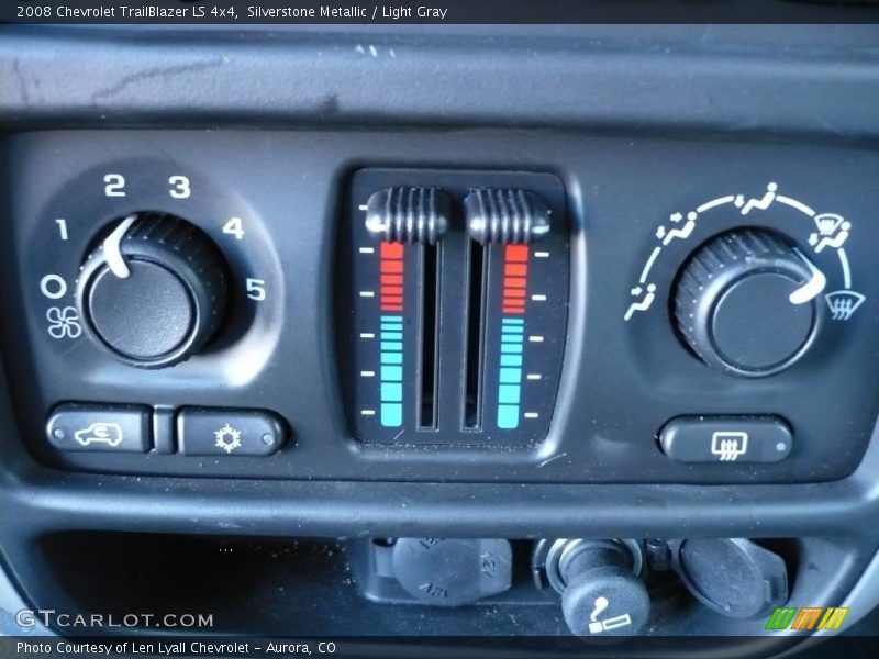 Silverstone Metallic / Light Gray 2008 Chevrolet TrailBlazer LS 4x4