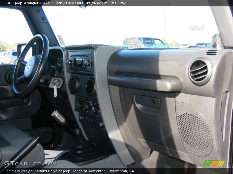 Black / Dark Slate Gray/Medium Slate Gray 2008 Jeep Wrangler X 4x4