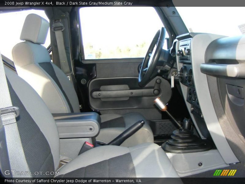 Black / Dark Slate Gray/Medium Slate Gray 2008 Jeep Wrangler X 4x4