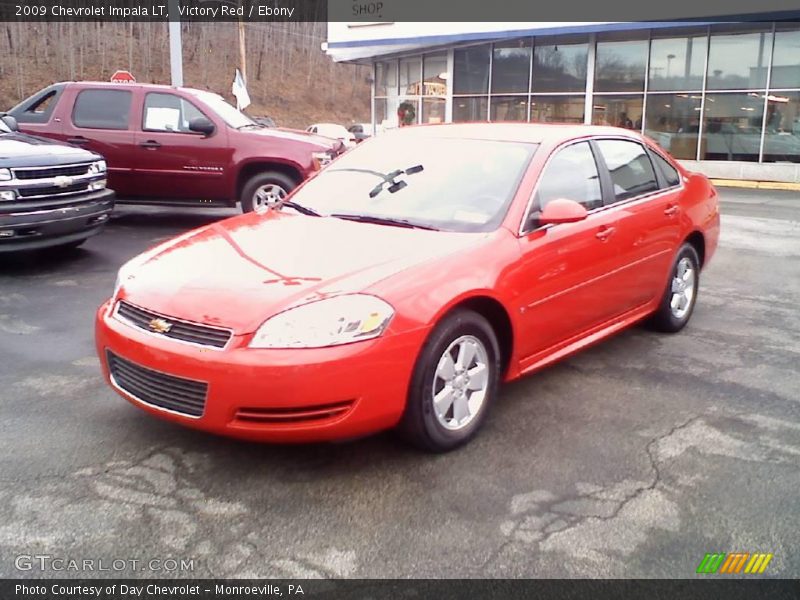 Victory Red / Ebony 2009 Chevrolet Impala LT