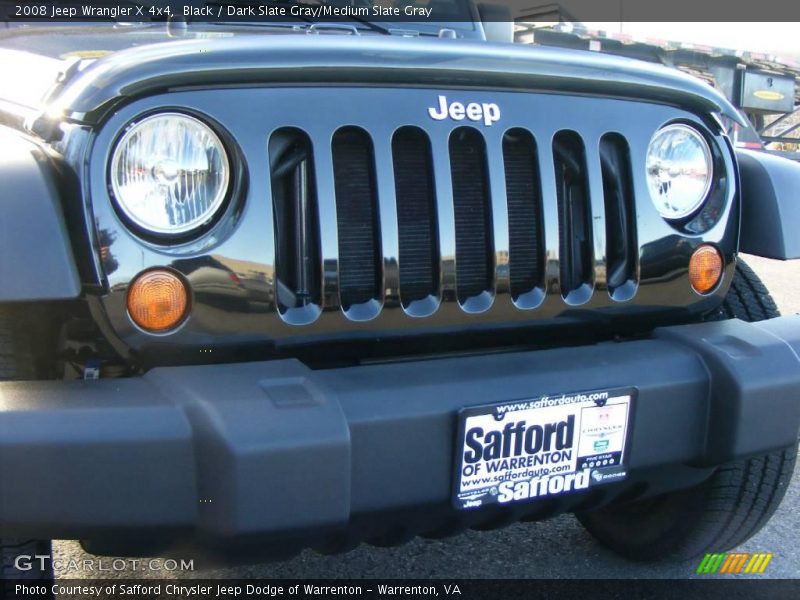 Black / Dark Slate Gray/Medium Slate Gray 2008 Jeep Wrangler X 4x4