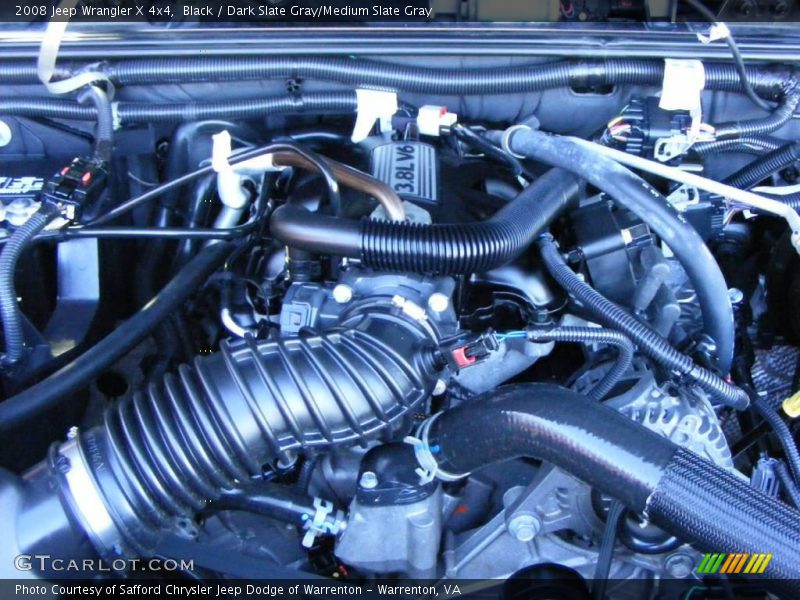 Black / Dark Slate Gray/Medium Slate Gray 2008 Jeep Wrangler X 4x4