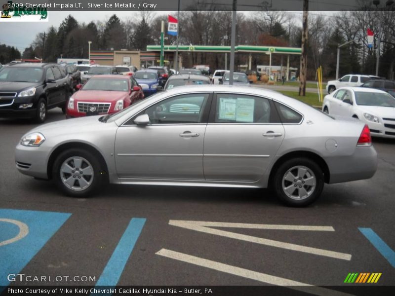 Silver Ice Metallic / Gray 2009 Chevrolet Impala LT
