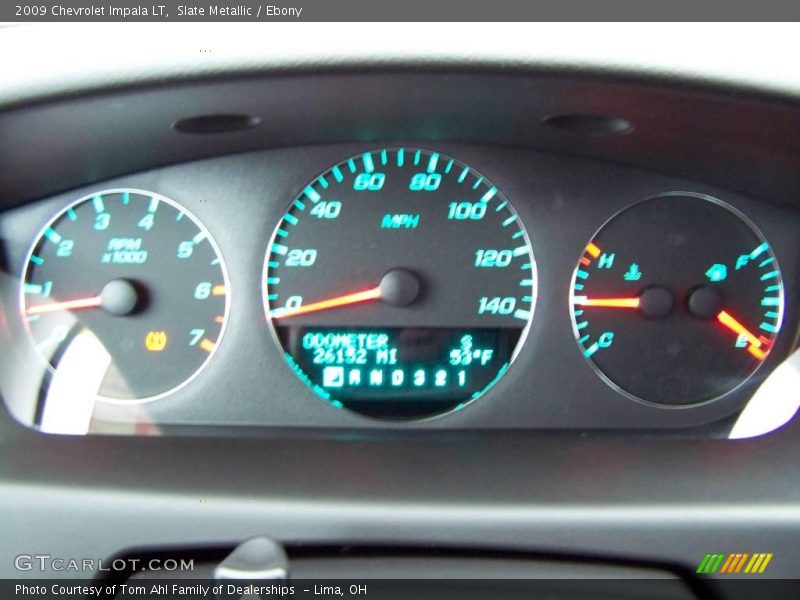 Slate Metallic / Ebony 2009 Chevrolet Impala LT