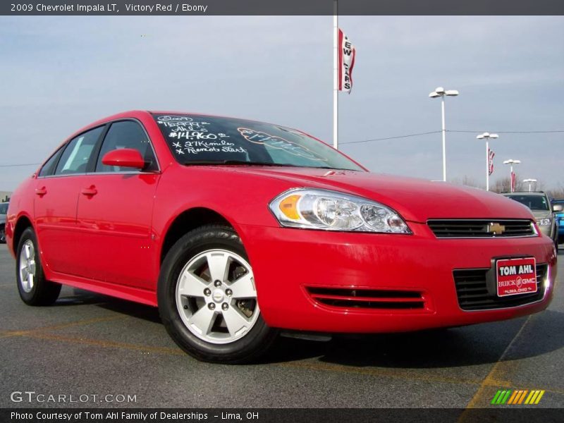 Victory Red / Ebony 2009 Chevrolet Impala LT