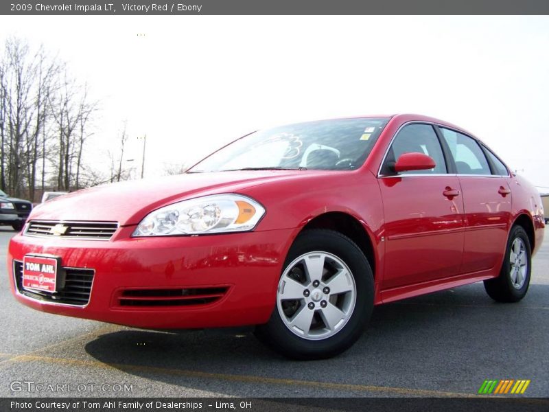 Victory Red / Ebony 2009 Chevrolet Impala LT