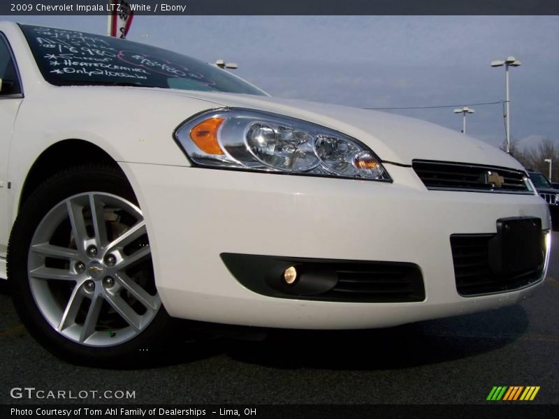 White / Ebony 2009 Chevrolet Impala LTZ