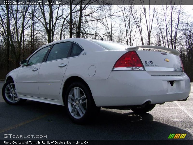 White / Ebony 2009 Chevrolet Impala LTZ