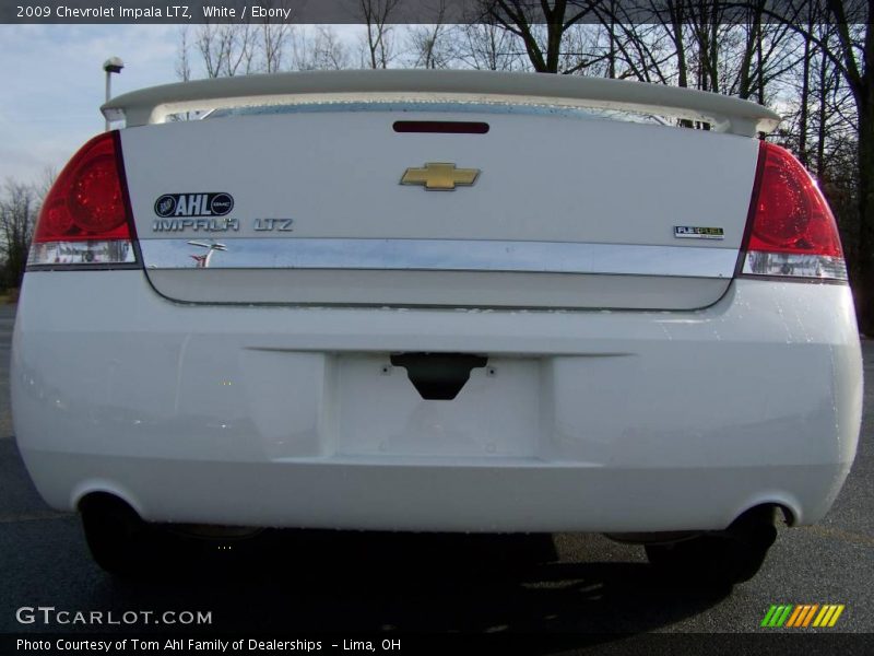 White / Ebony 2009 Chevrolet Impala LTZ