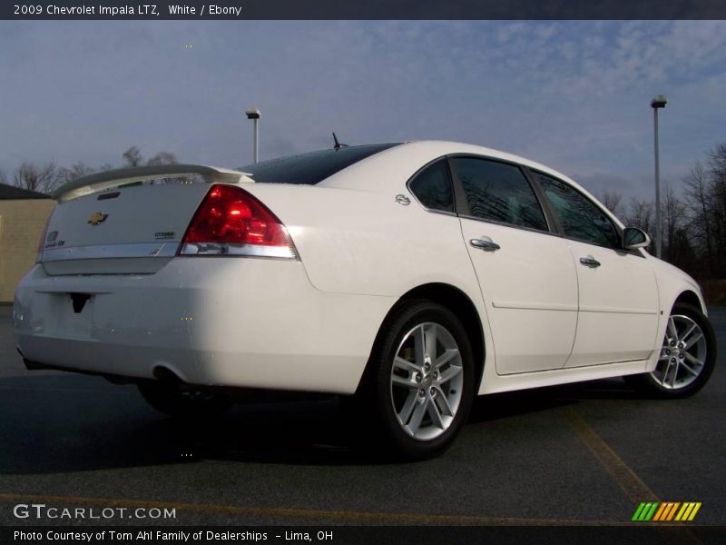 White / Ebony 2009 Chevrolet Impala LTZ