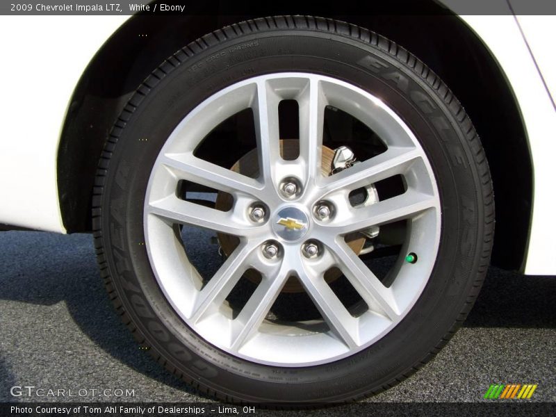 White / Ebony 2009 Chevrolet Impala LTZ