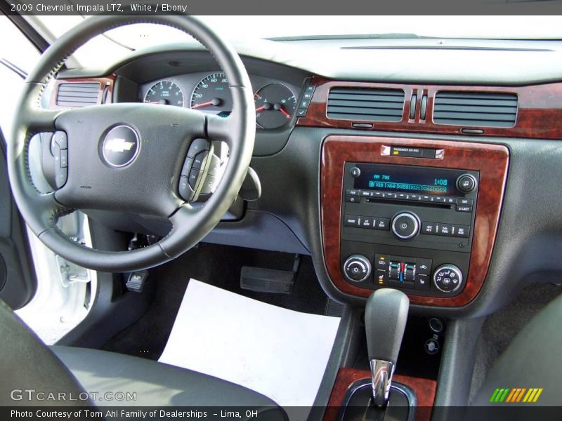 White / Ebony 2009 Chevrolet Impala LTZ