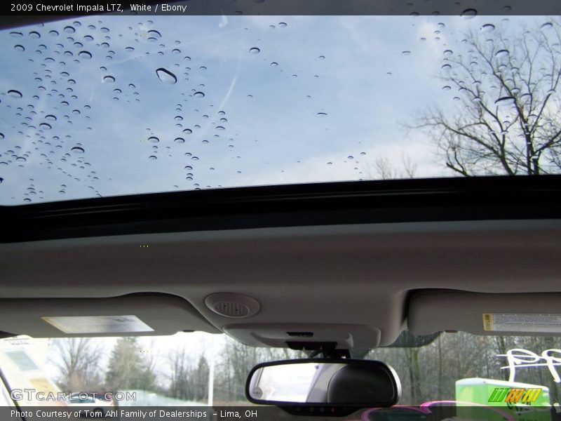 White / Ebony 2009 Chevrolet Impala LTZ