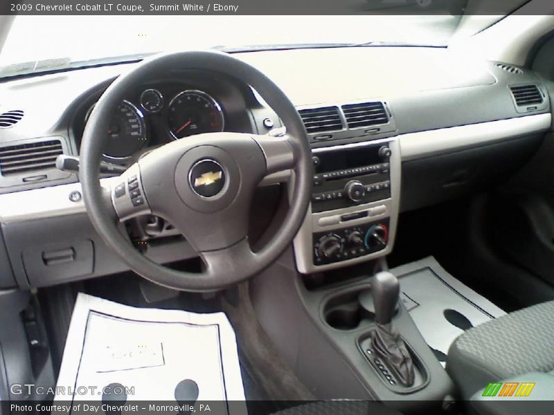 Summit White / Ebony 2009 Chevrolet Cobalt LT Coupe