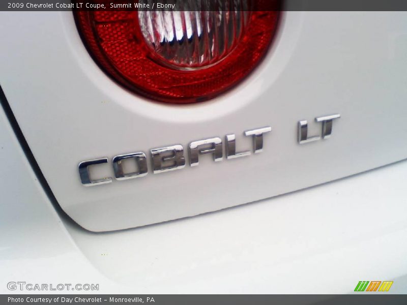 Summit White / Ebony 2009 Chevrolet Cobalt LT Coupe