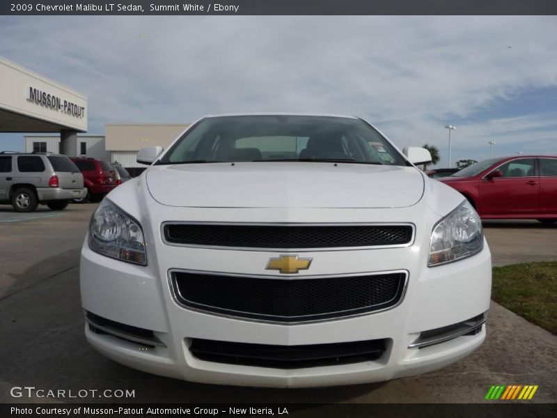Summit White / Ebony 2009 Chevrolet Malibu LT Sedan