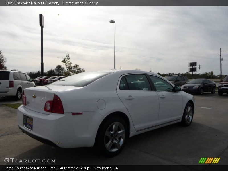 Summit White / Ebony 2009 Chevrolet Malibu LT Sedan