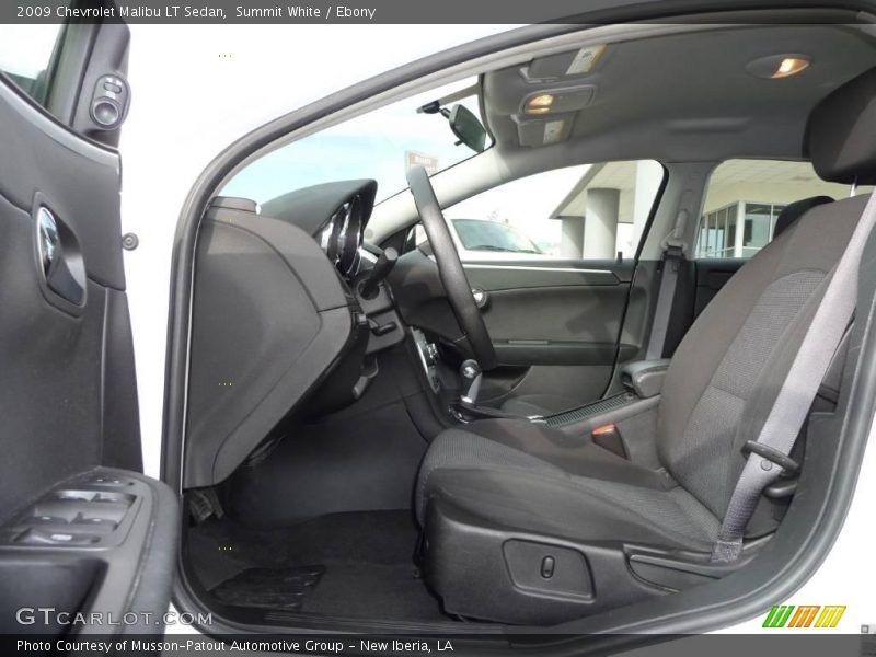 Summit White / Ebony 2009 Chevrolet Malibu LT Sedan