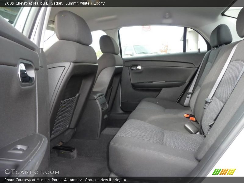 Summit White / Ebony 2009 Chevrolet Malibu LT Sedan