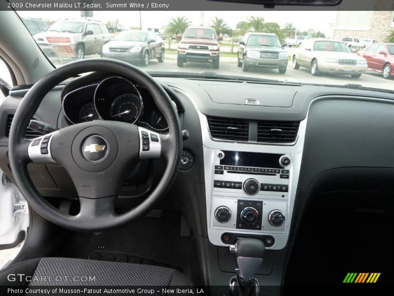 Summit White / Ebony 2009 Chevrolet Malibu LT Sedan