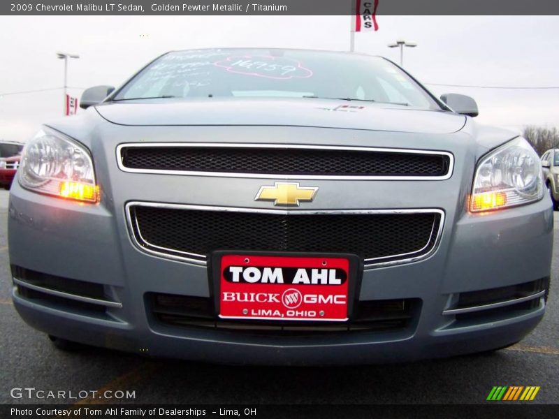 Golden Pewter Metallic / Titanium 2009 Chevrolet Malibu LT Sedan