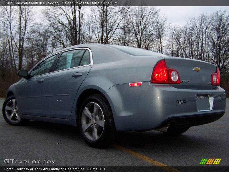 Golden Pewter Metallic / Titanium 2009 Chevrolet Malibu LT Sedan