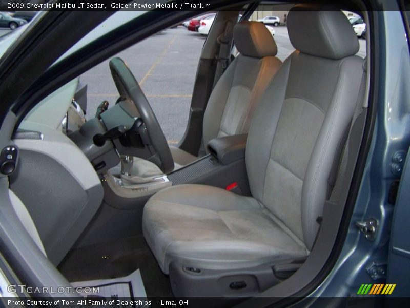 Golden Pewter Metallic / Titanium 2009 Chevrolet Malibu LT Sedan