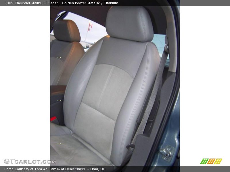 Golden Pewter Metallic / Titanium 2009 Chevrolet Malibu LT Sedan