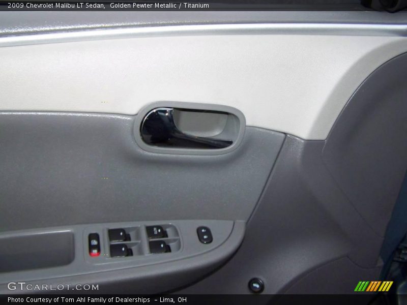 Golden Pewter Metallic / Titanium 2009 Chevrolet Malibu LT Sedan