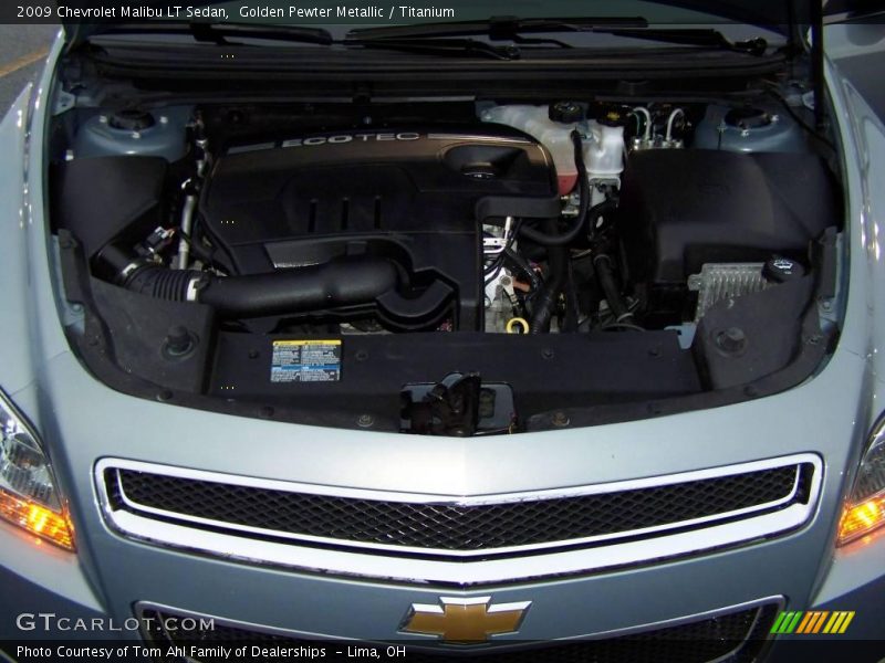 Golden Pewter Metallic / Titanium 2009 Chevrolet Malibu LT Sedan