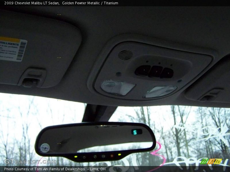 Golden Pewter Metallic / Titanium 2009 Chevrolet Malibu LT Sedan