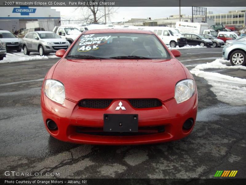 Pure Red / Dark Charcoal 2007 Mitsubishi Eclipse GS Coupe