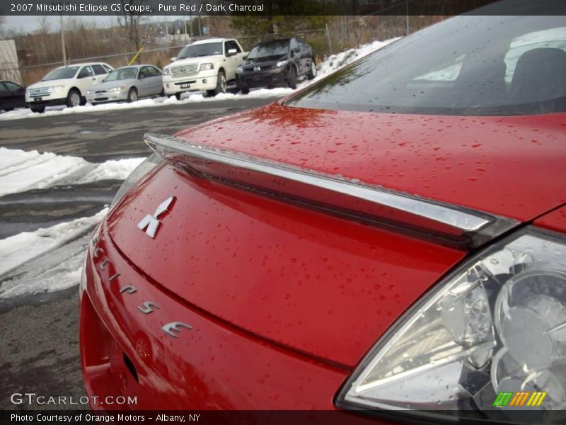 Pure Red / Dark Charcoal 2007 Mitsubishi Eclipse GS Coupe