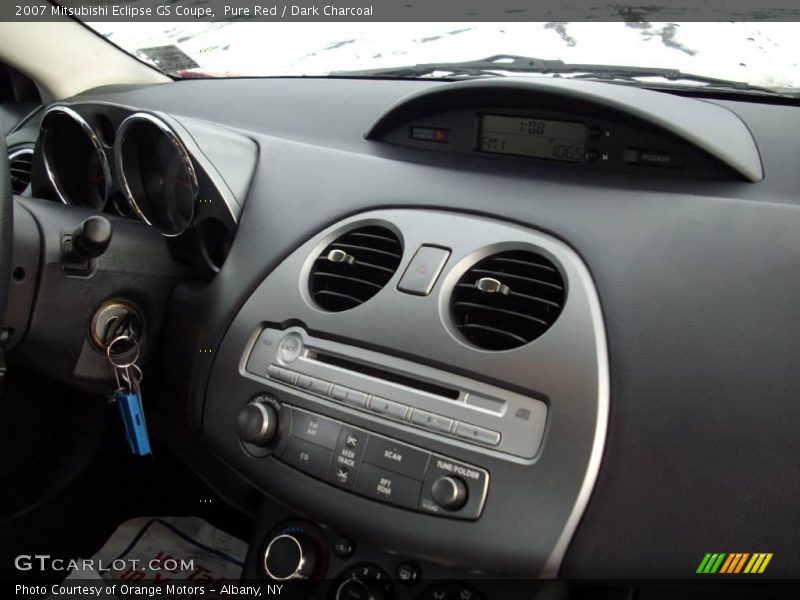 Pure Red / Dark Charcoal 2007 Mitsubishi Eclipse GS Coupe