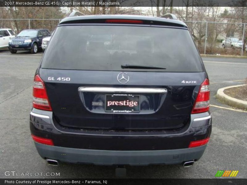 Capri Blue Metallic / Macadamia 2007 Mercedes-Benz GL 450