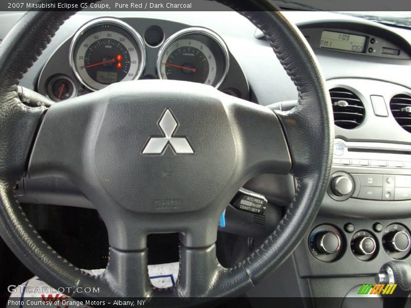 Pure Red / Dark Charcoal 2007 Mitsubishi Eclipse GS Coupe