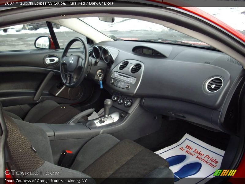Pure Red / Dark Charcoal 2007 Mitsubishi Eclipse GS Coupe