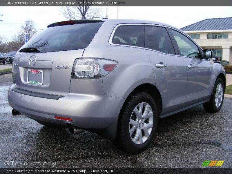 Liquid Platinum Metallic / Black 2007 Mazda CX-7 Grand Touring